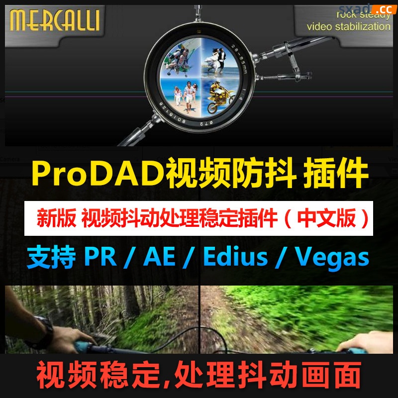 【AE/PR插件】最强AE/PR视频增稳防抖插件 ProDAD Mercalli 4.0
